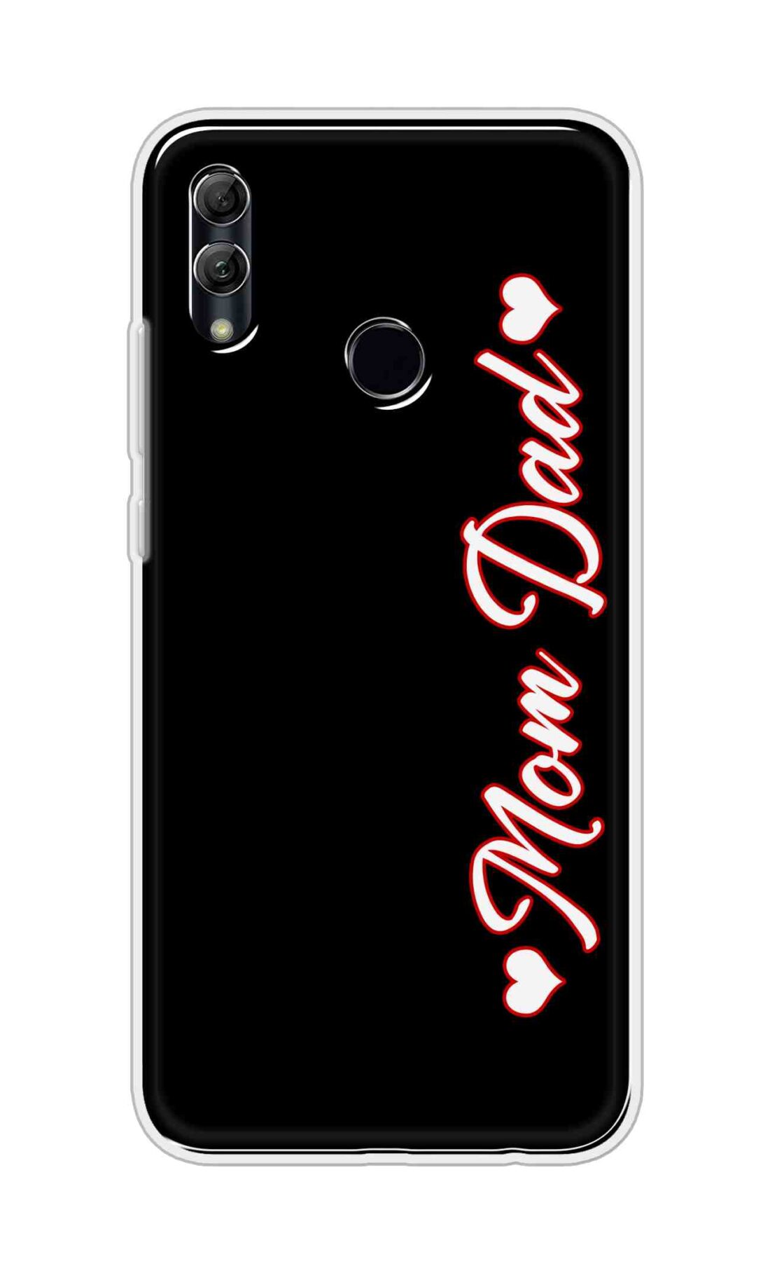 Coberta Back Cover For Huawei Honor 10 Lite Back Cover Stylish Case - Mom and Dad in Black Design D16655