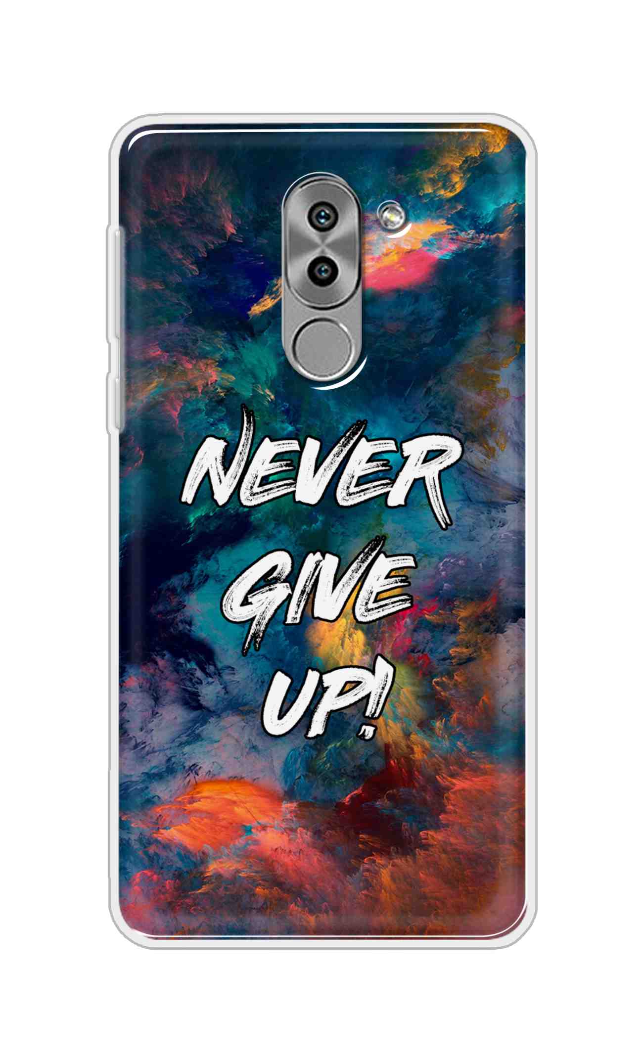 Coberta Back Cover For Huawei Honor 6X Back Cover Stylish Case - Never Give Up in Colour Storm Design D11928