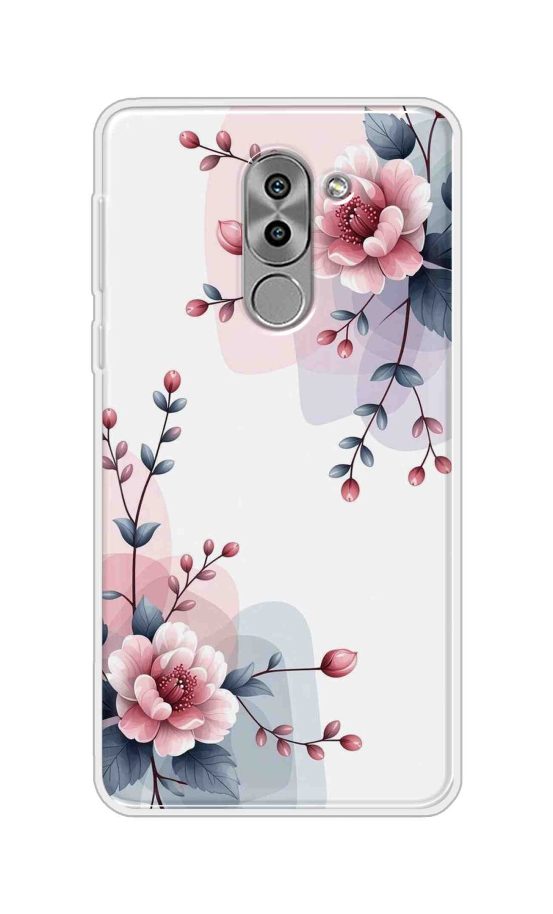 Coberta Back Cover For Huawei Honor 6X Back Cover Stylish Case - Pink Flowers and Leaves Design Design D16510