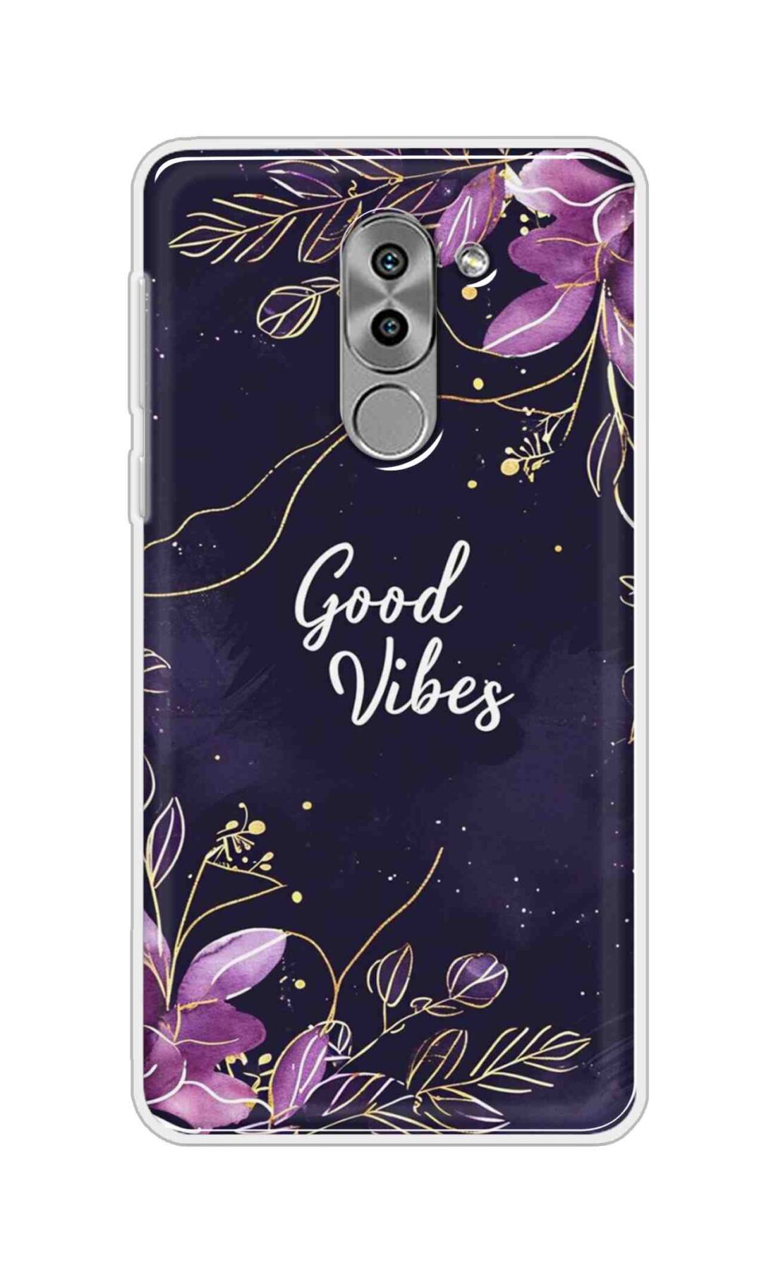 Coberta Back Cover For Huawei Honor 6X Back Cover Stylish Case - Good Vibes in Flowers Design D16517
