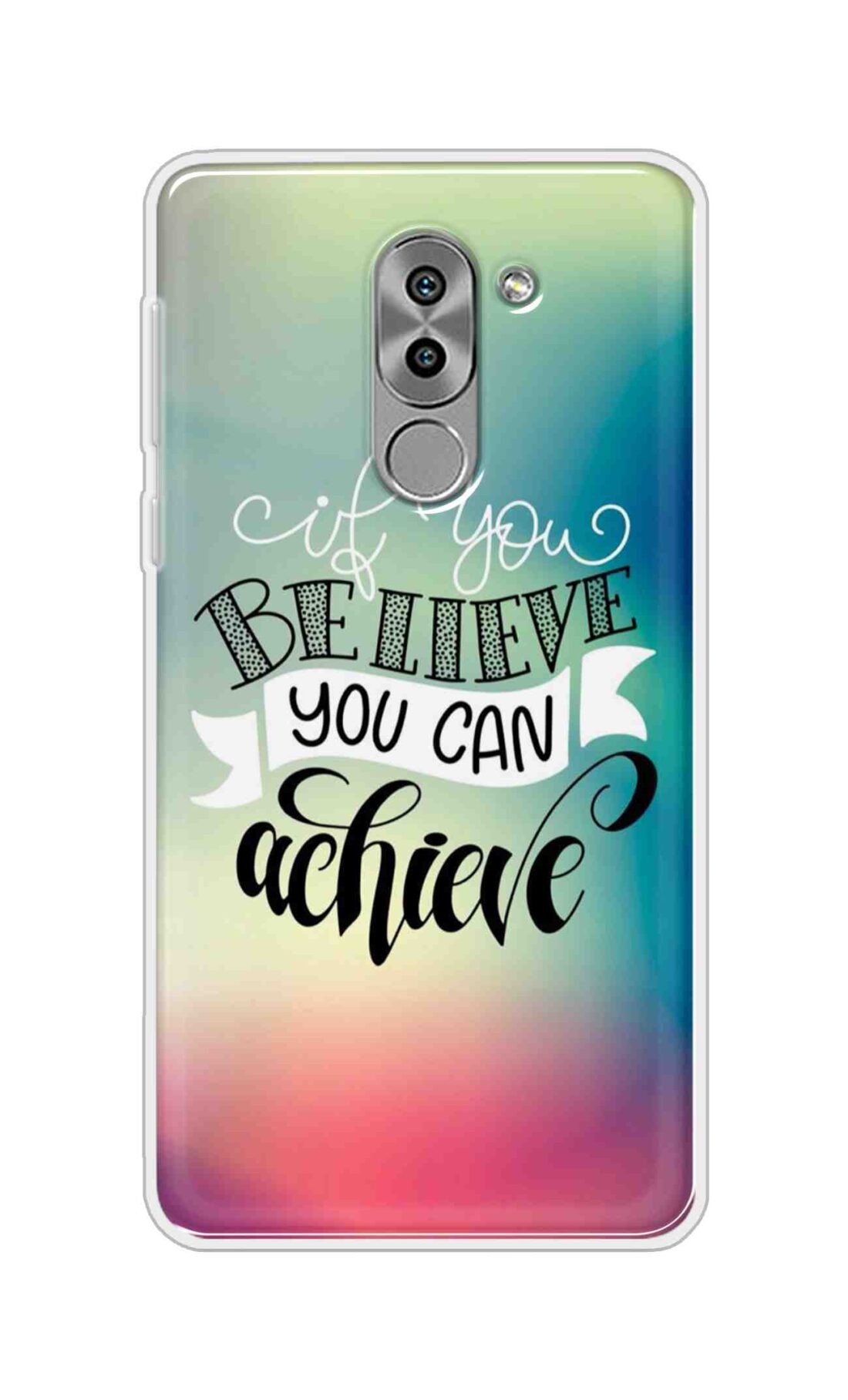 Coberta Back Cover For Huawei Honor 6X Back Cover Stylish Case - If You Believe You Can Achieve Text Design D16554