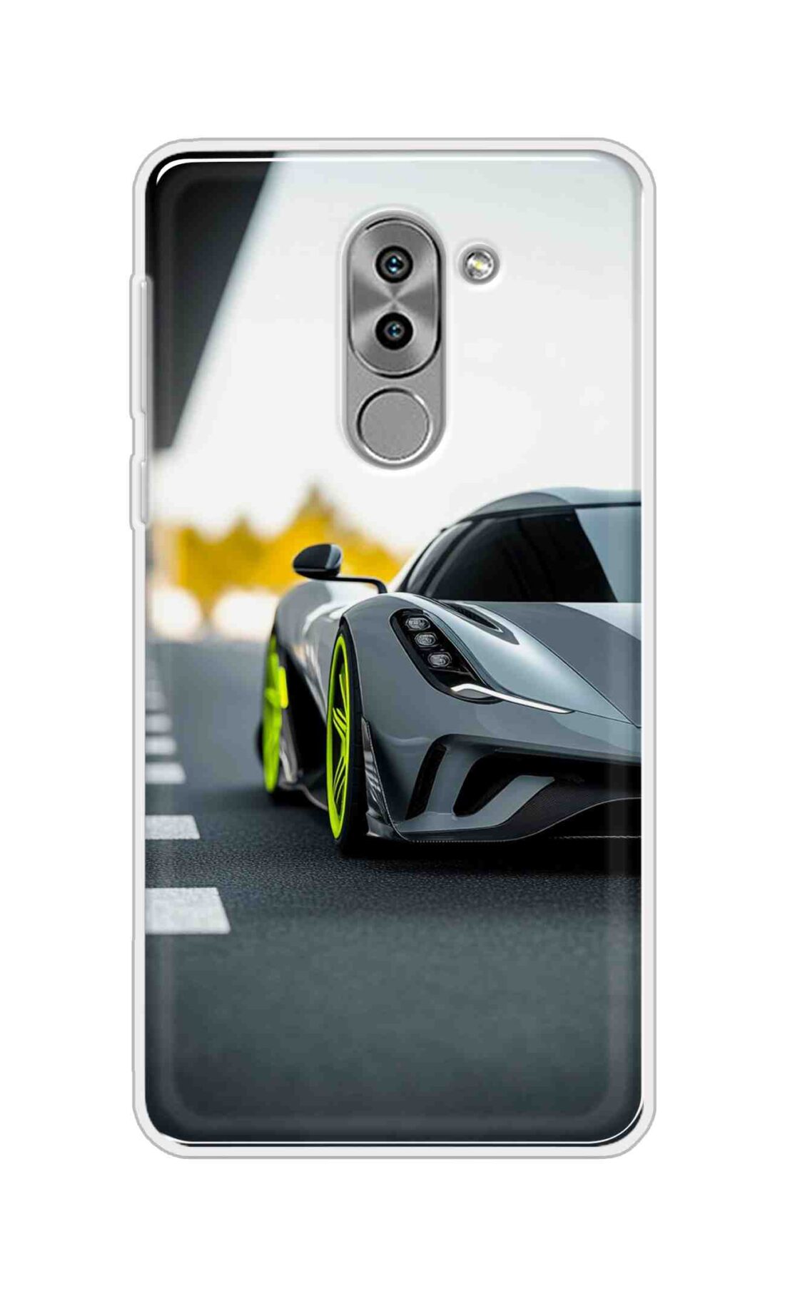 Coberta Back Cover For Huawei Honor 6X Back Cover Stylish Case - Siliver Car Design D16614