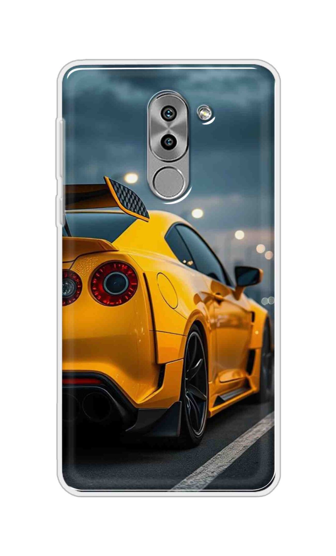 Coberta Back Cover For Huawei Honor 6X Back Cover Stylish Case - Orange Modern Car Design D16626