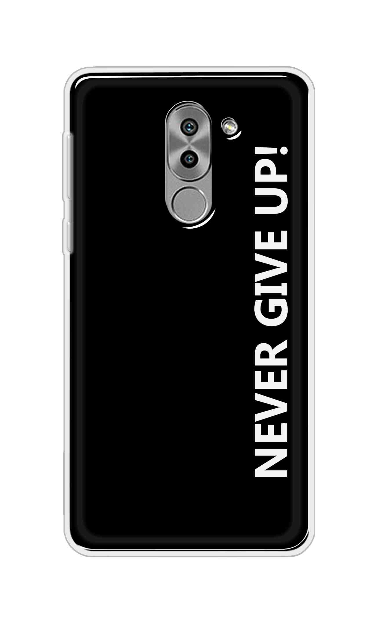 Coberta Back Cover For Huawei Honor 6X Back Cover Stylish Case - Never Give Up in Black Design D16656