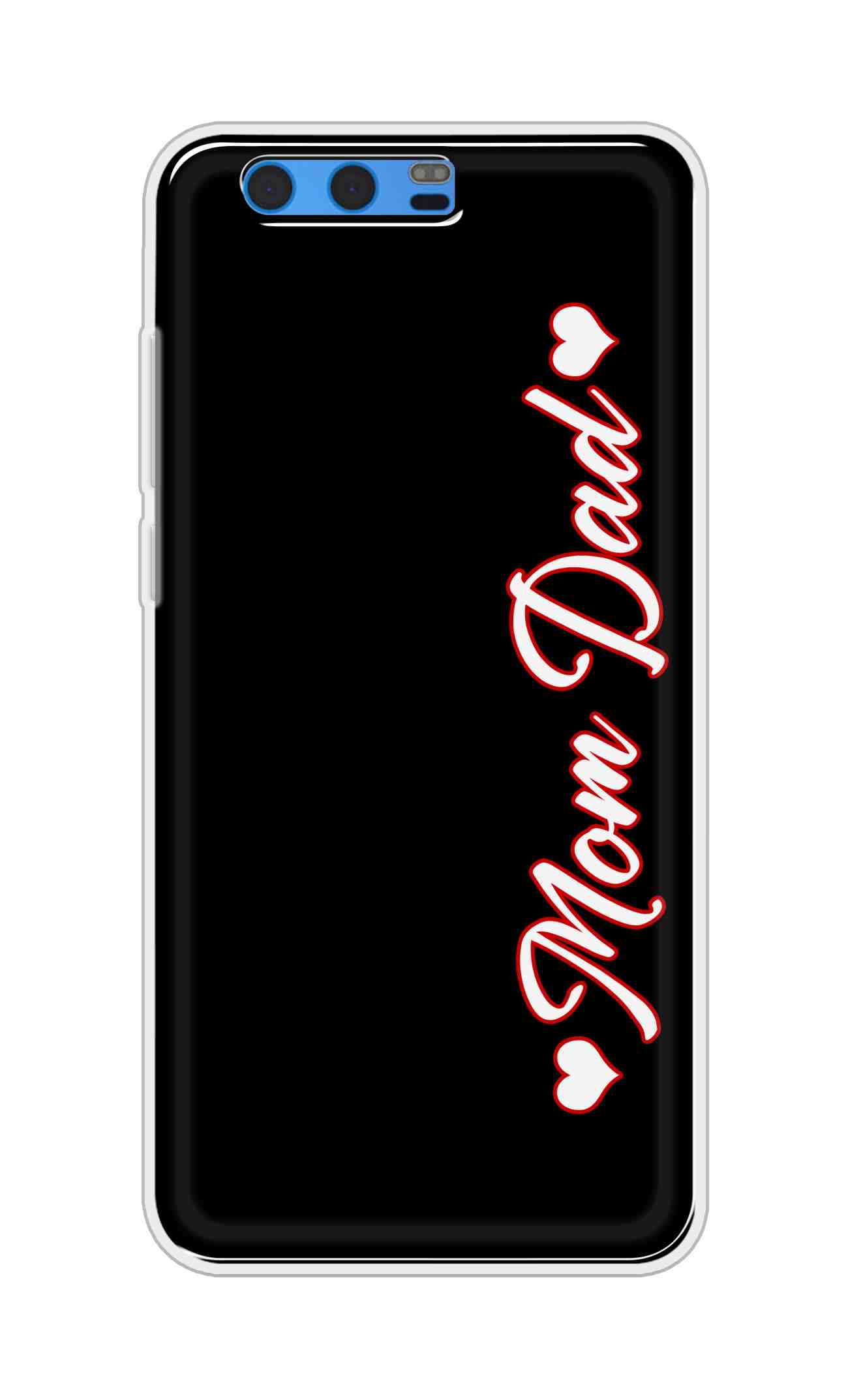 Coberta Back Cover For Huawei Honor 9 Back Cover Stylish Case - Mom and Dad in Black Design D16655
