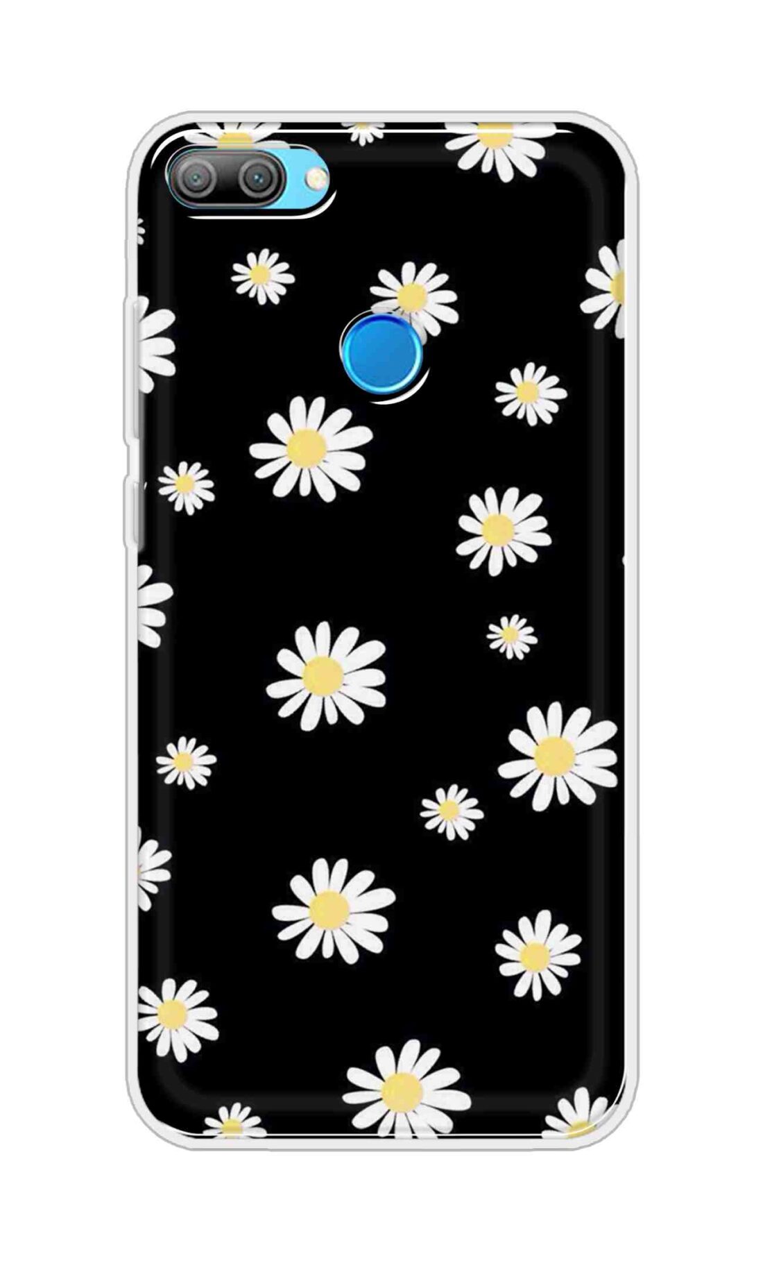 Coberta Back Cover For Huawei Honor 9N Back Cover Stylish Case - Sun Flowers in Black Design D11094