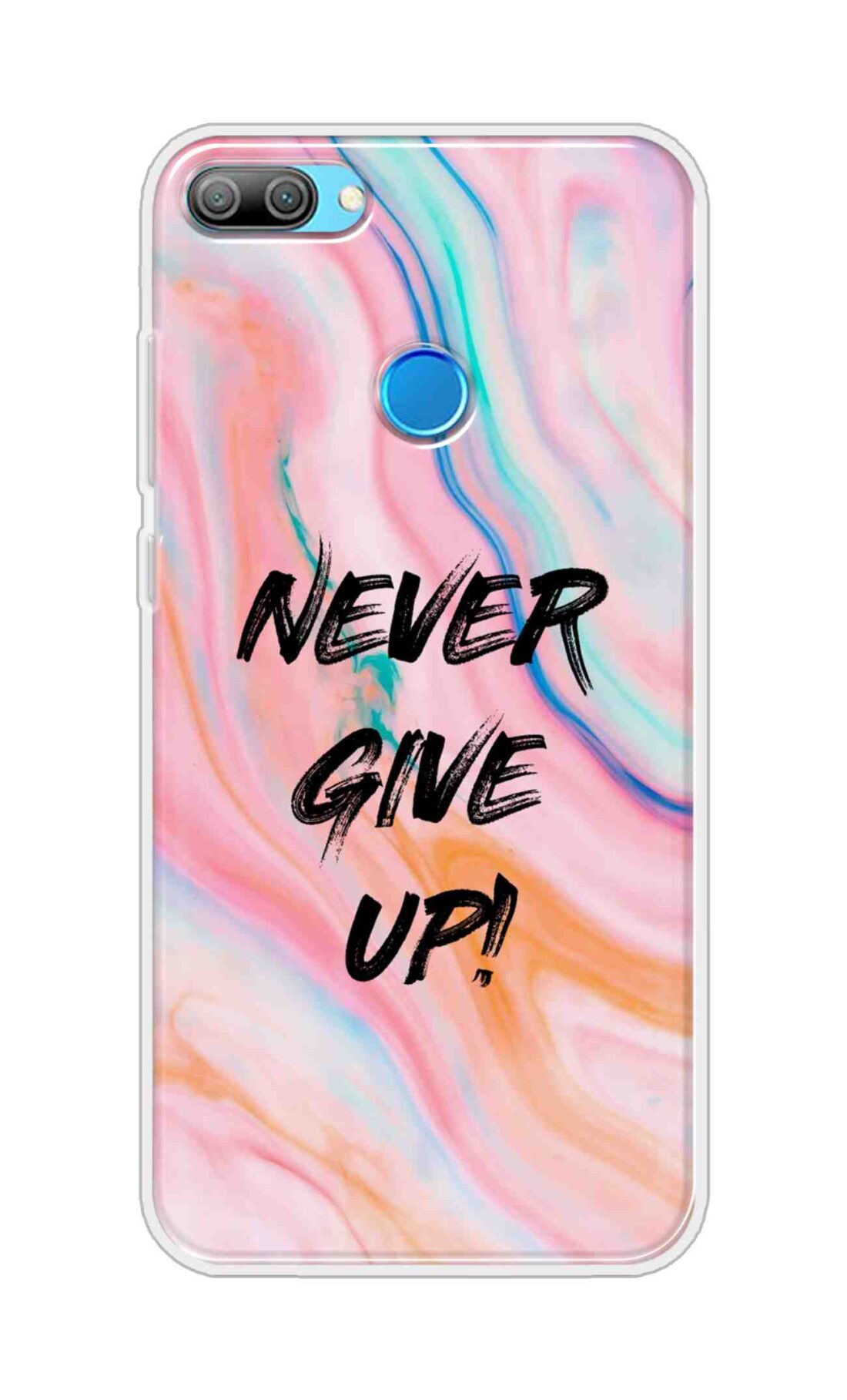 Coberta Back Cover For Huawei Honor 9N Back Cover Stylish Case - Never Give Up in Multicolour Design D11925