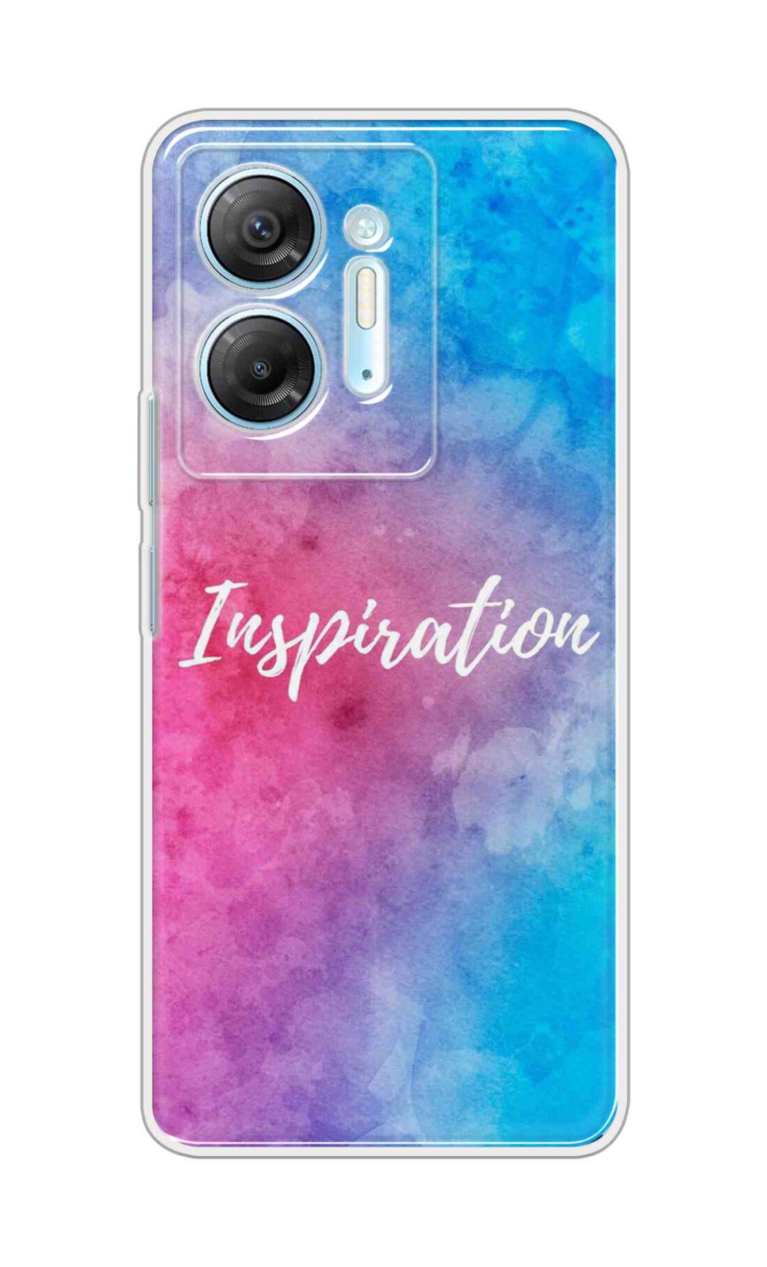 Coberta Back Cover For Infinix Hot 30 5G Back Cover Stylish Case - Inspiration in Blue and Pink Design D16051