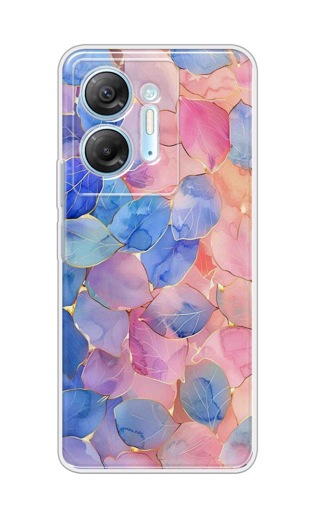 Coberta Back Cover For Infinix Hot 30 5G Back Cover Stylish Case - Multicolour Artifical Leaves Design D16491