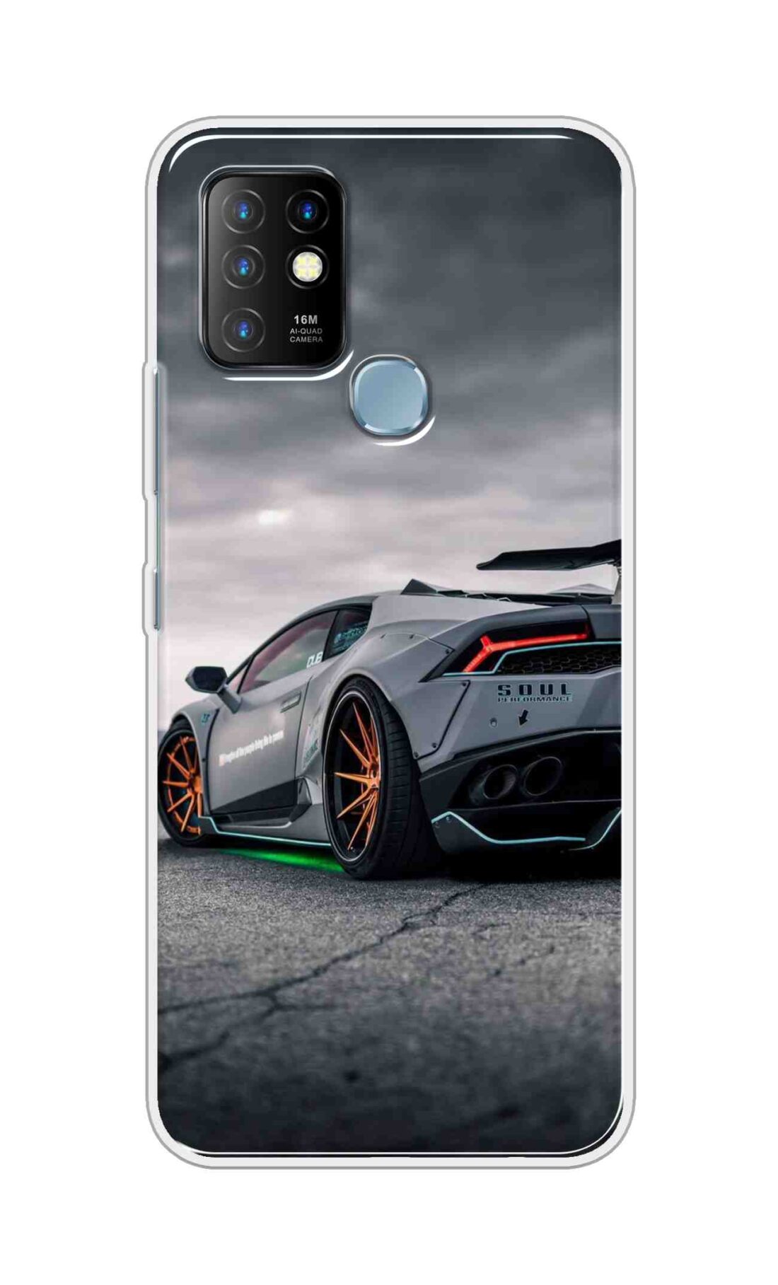 Coberta Back Cover For Infinix Hot 10 Back Cover Stylish Case - Modified Car Design D16538