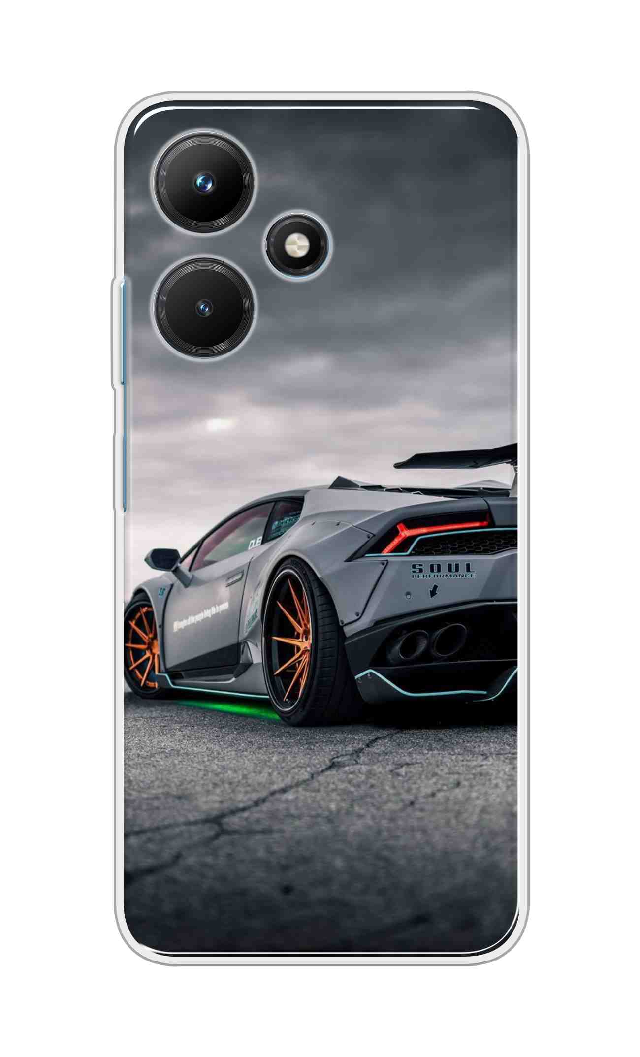 Coberta Back Cover For Infinix Hot 30i Back Cover Stylish Case - Modified Car Design D16538