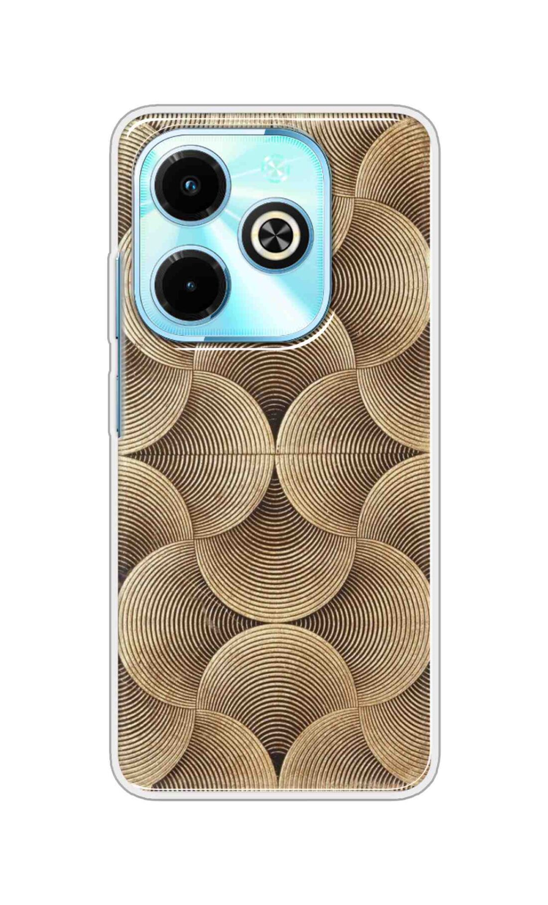 Coberta Back Cover For Infinix Smart 8 Back Cover Stylish Case - Brown Pattern Design D16582