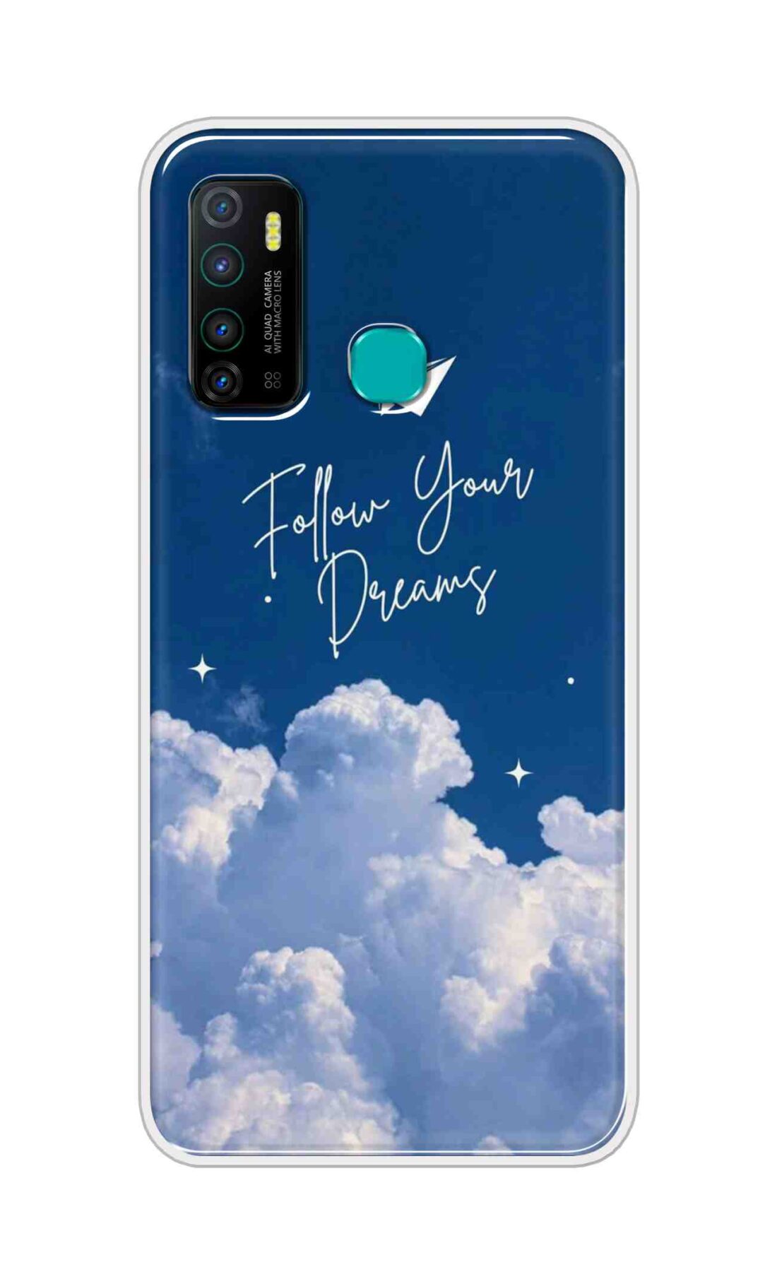 Coberta Back Cover For Infinix Hot 9 Back Cover Stylish Case - Follow Your Dreams in Sky Design D16531