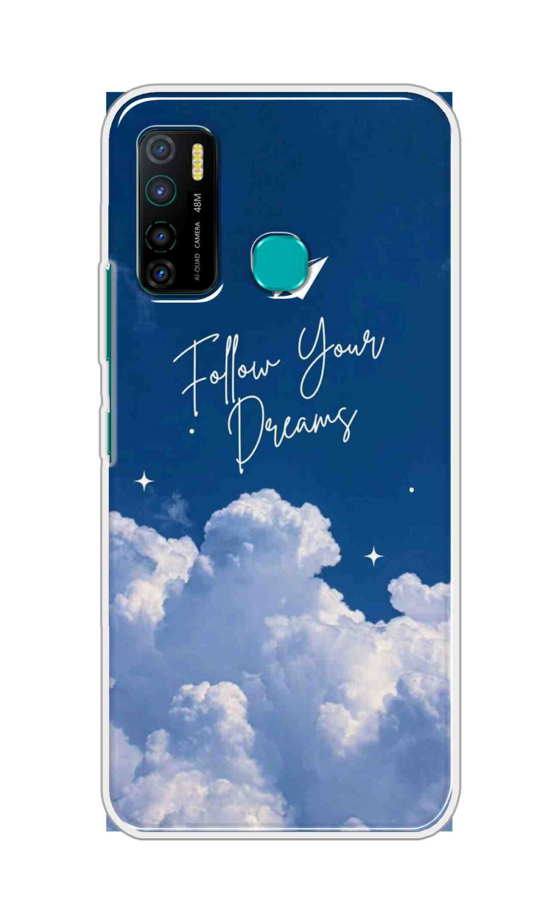 Coberta Back Cover For Infinix Hot 9 Pro Back Cover Stylish Case - Follow Your Dreams in Sky Design D16531