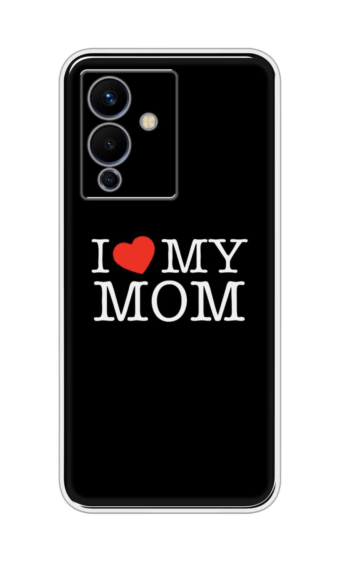 Coberta Back Cover For Infinix Note 12 5G Back Cover Stylish Case - I Love My Mom in Black Design D11011