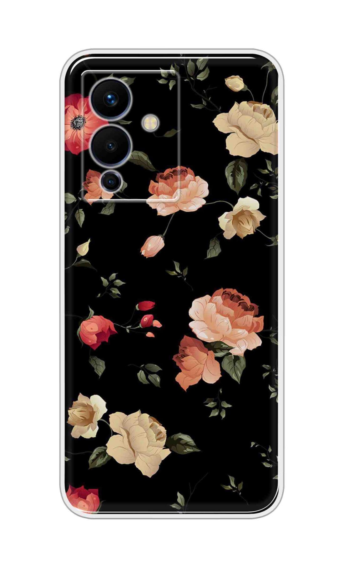 Coberta Back Cover For Infinix Note 12 5G Back Cover Stylish Case - Bright Flowers Design D11411