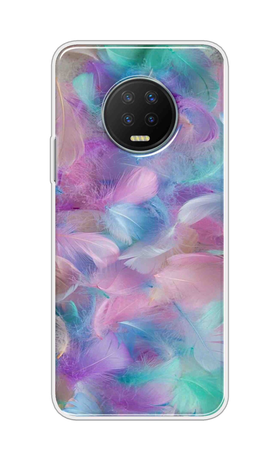 Coberta Back Cover For Infinix Note 7 Back Cover Stylish Case - Colourful Wings Design D16007