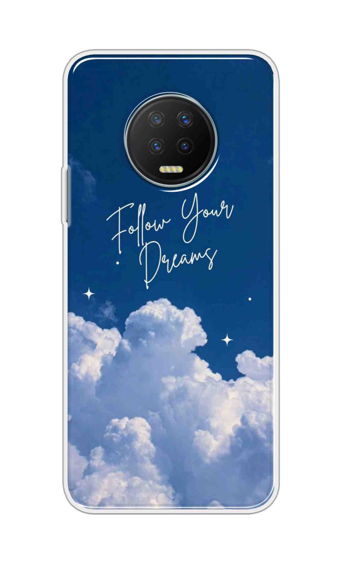 Coberta Back Cover For Infinix Note 7 Back Cover Stylish Case - Follow Your Dreams in Sky Design D16531
