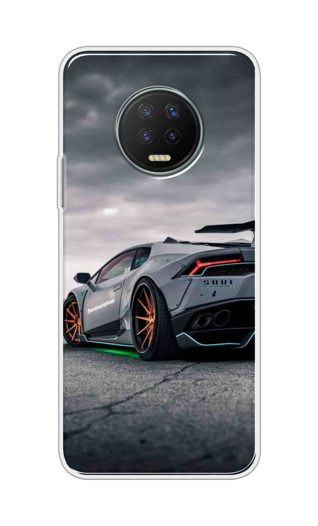 Coberta Back Cover For Infinix Note 7 Back Cover Stylish Case - Modified Car Design D16538