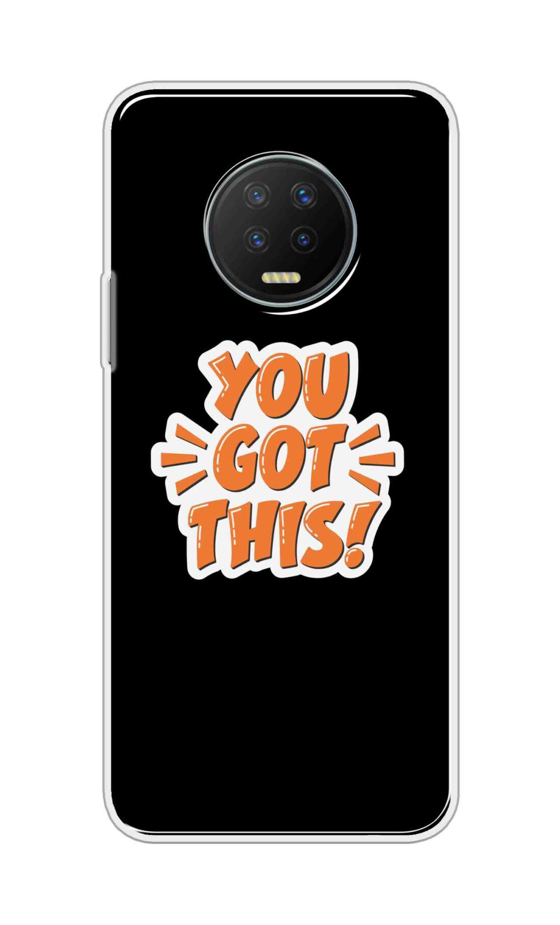 Coberta Back Cover For Infinix Note 7 Back Cover Stylish Case - You Got This in Black Design D16649