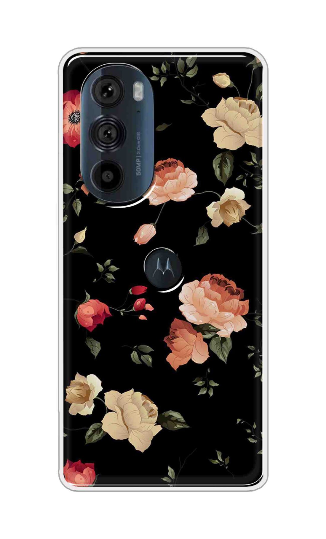 Coberta Back Cover For Motorola Edge 30 Pro 5G Back Cover Stylish Case - Bright Flowers Design D11411