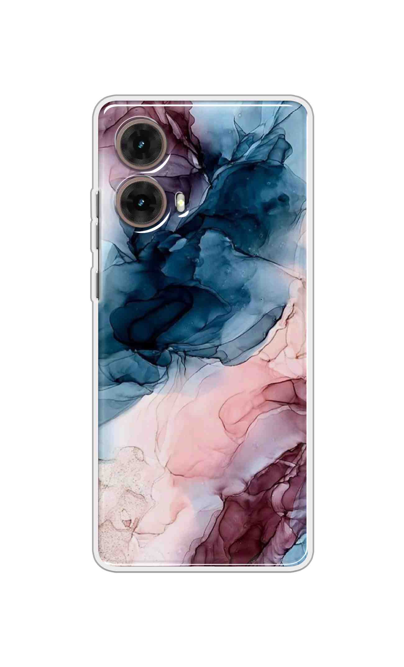 Coberta Back Cover For Motorola Moto Moto G85 Back Cover Stylish Case - Colourful Marble Design D12694
