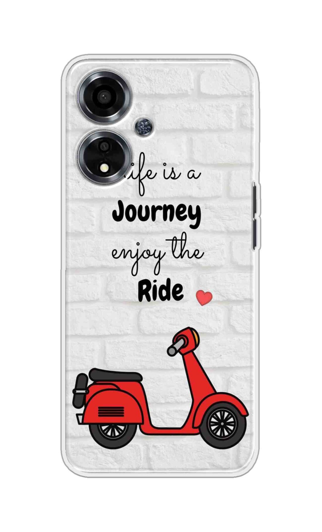 Coberta Back Cover For Oppo A59 5G Back Cover Stylish Case - Life is a Journey Enjoy the Ride Design D16541