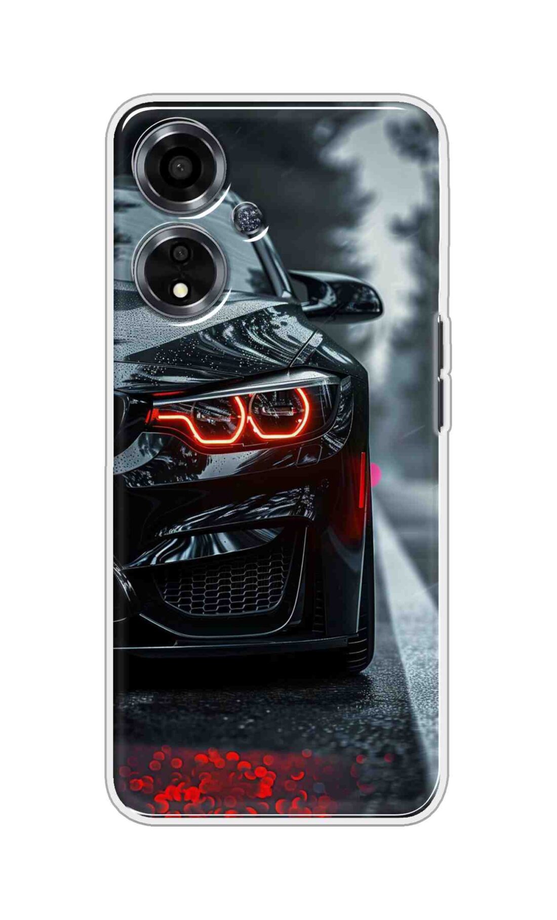 Coberta Back Cover For Oppo A59 5G Back Cover Stylish Case - Black Car Design D16542