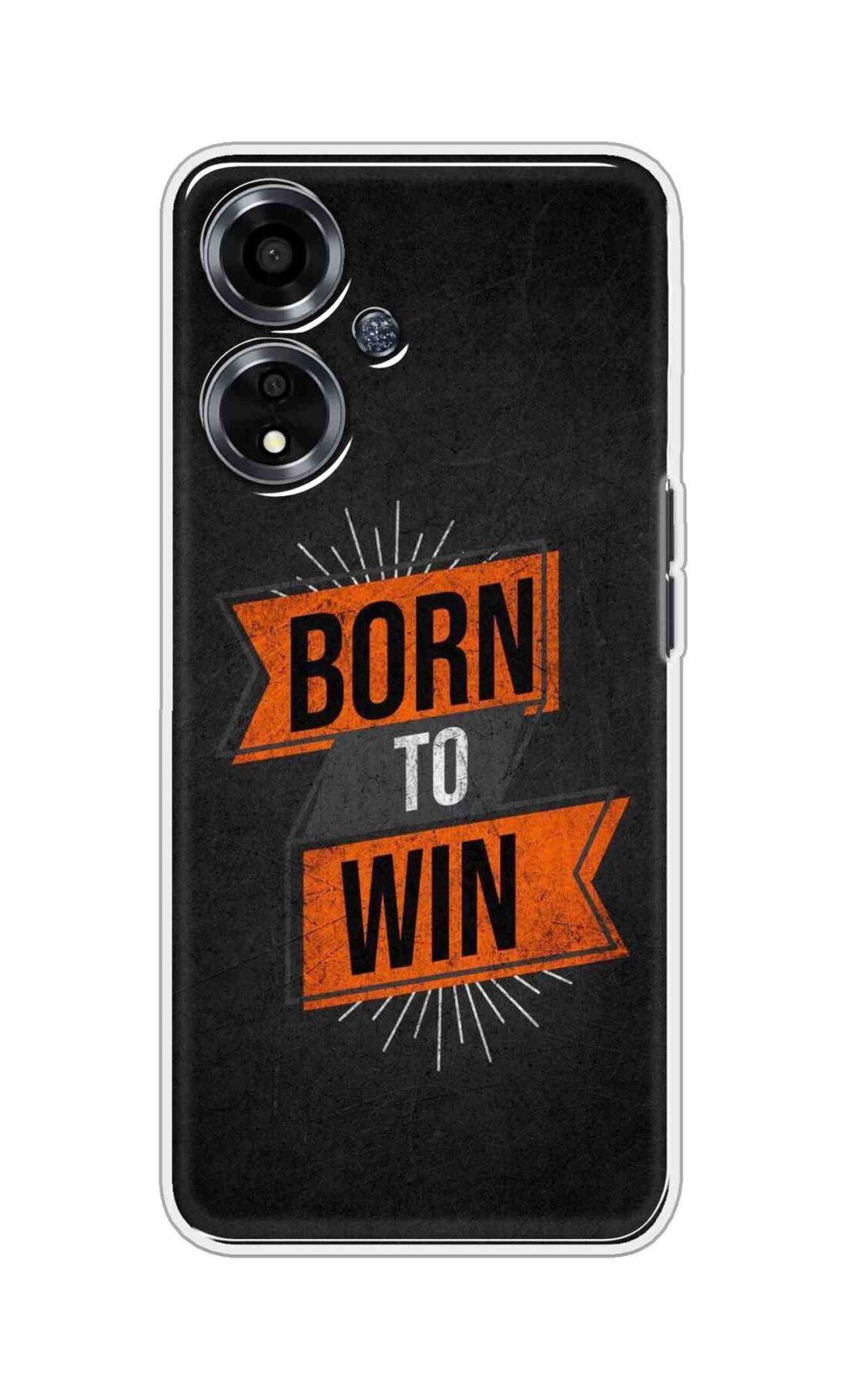 Coberta Back Cover For Oppo A59 5G Back Cover Stylish Case - Born to Win in Black Design D16556