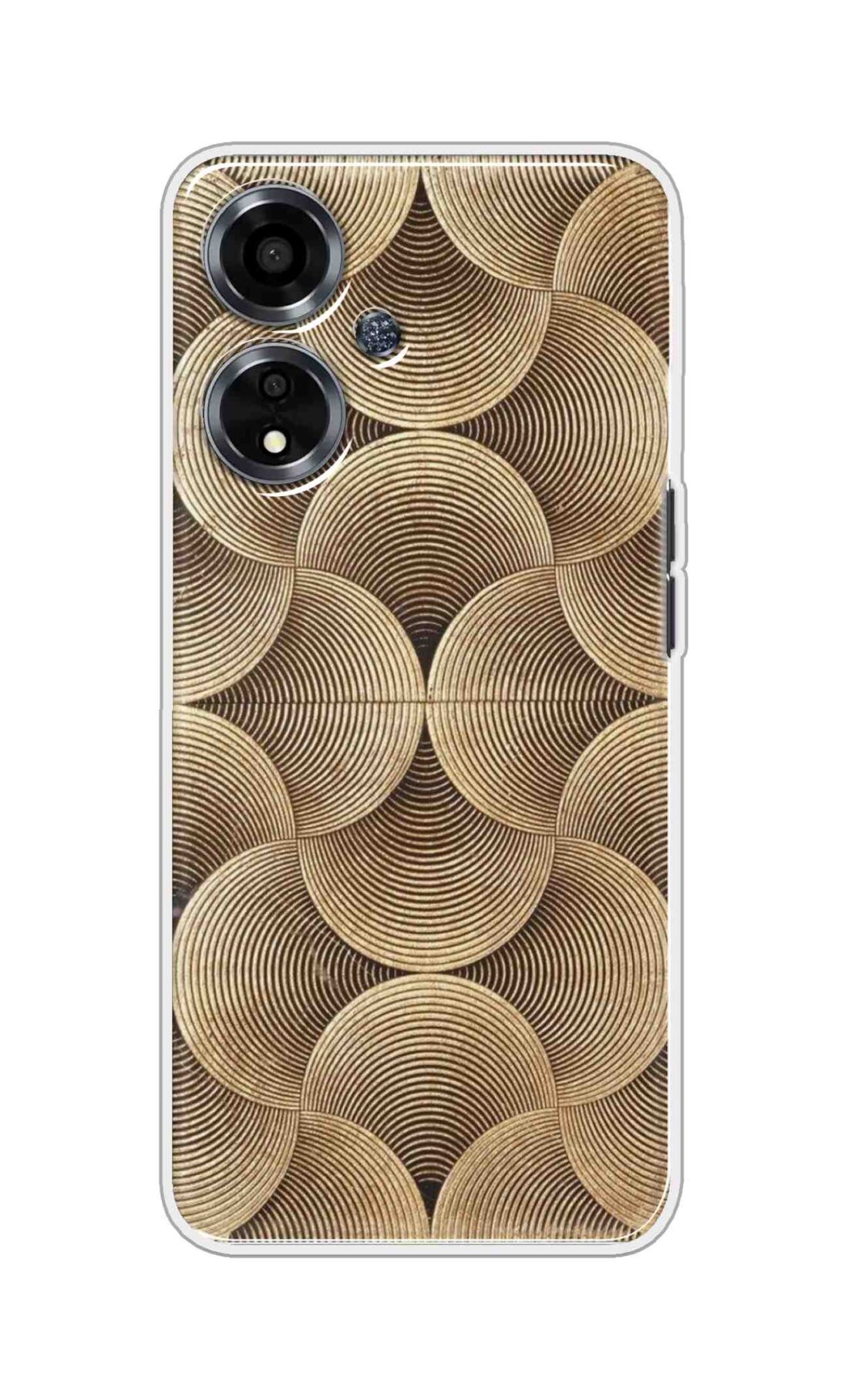 Coberta Back Cover For Oppo A59 5G Back Cover Stylish Case - Brown Pattern Design D16582