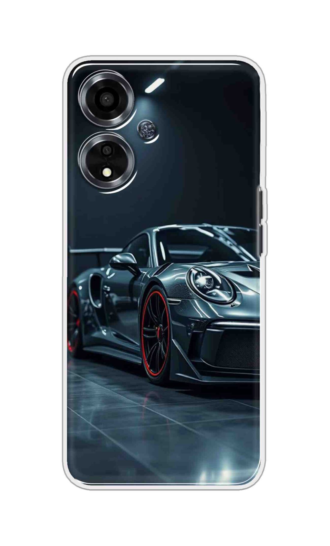 Coberta Back Cover For Oppo A59 5G Back Cover Stylish Case - Black Modern Car Design D16630