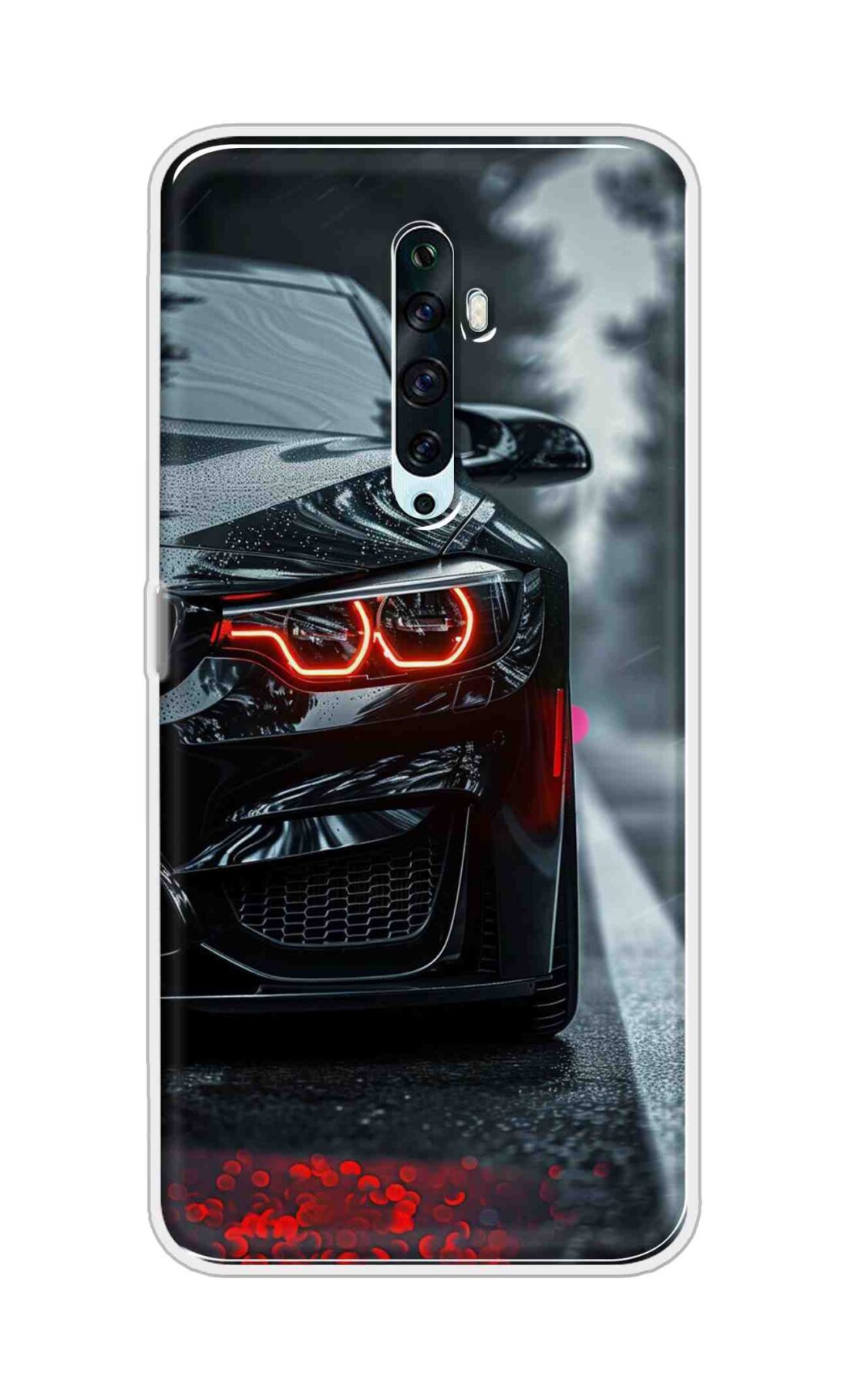 Coberta Back Cover For Oppo Reno 2F Back Cover Stylish Case - Black Car Design D16542