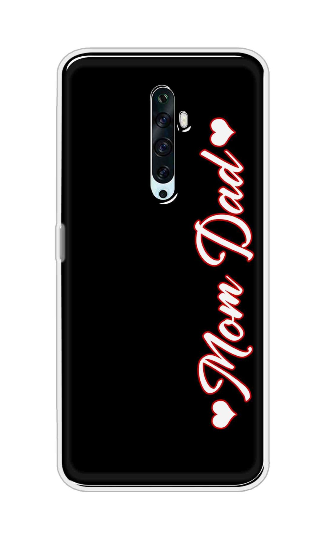 Coberta Back Cover For Oppo Reno 2F Back Cover Stylish Case - Mom and Dad in Black Design D16655