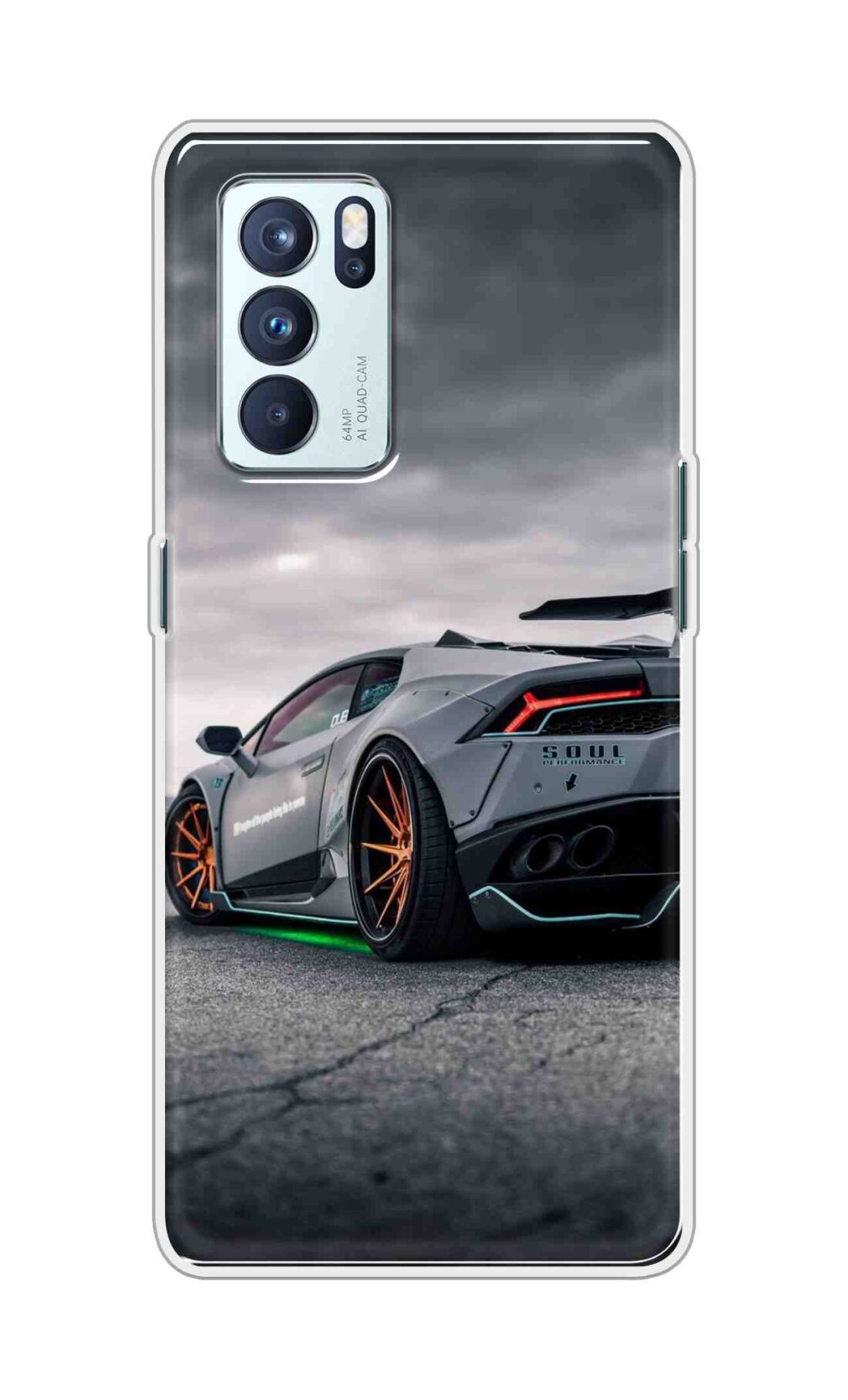Coberta Back Cover For Oppo Reno 6 Pro 5G Back Cover Stylish Case - Modified Car Design D16538