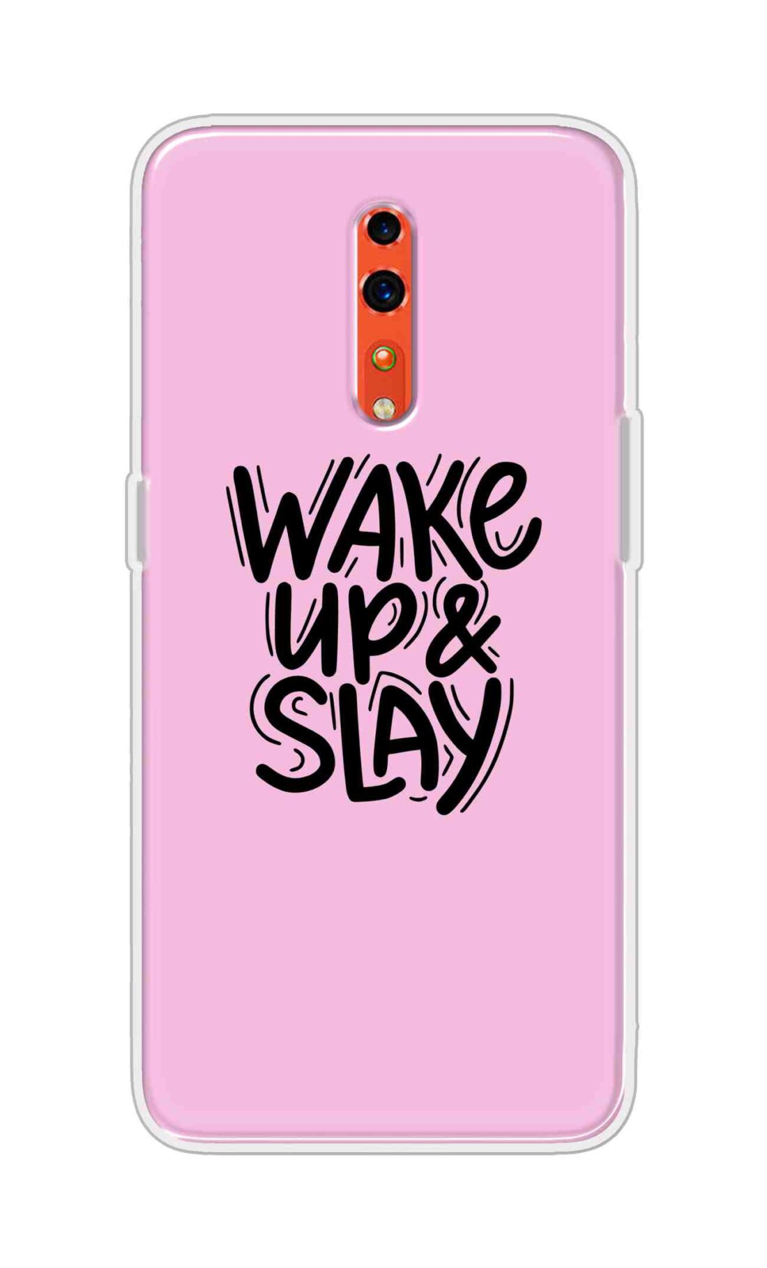 Coberta Back Cover For Oppo Reno Z Back Cover Stylish Case - Wake Up and Slay in Pink Design D16505