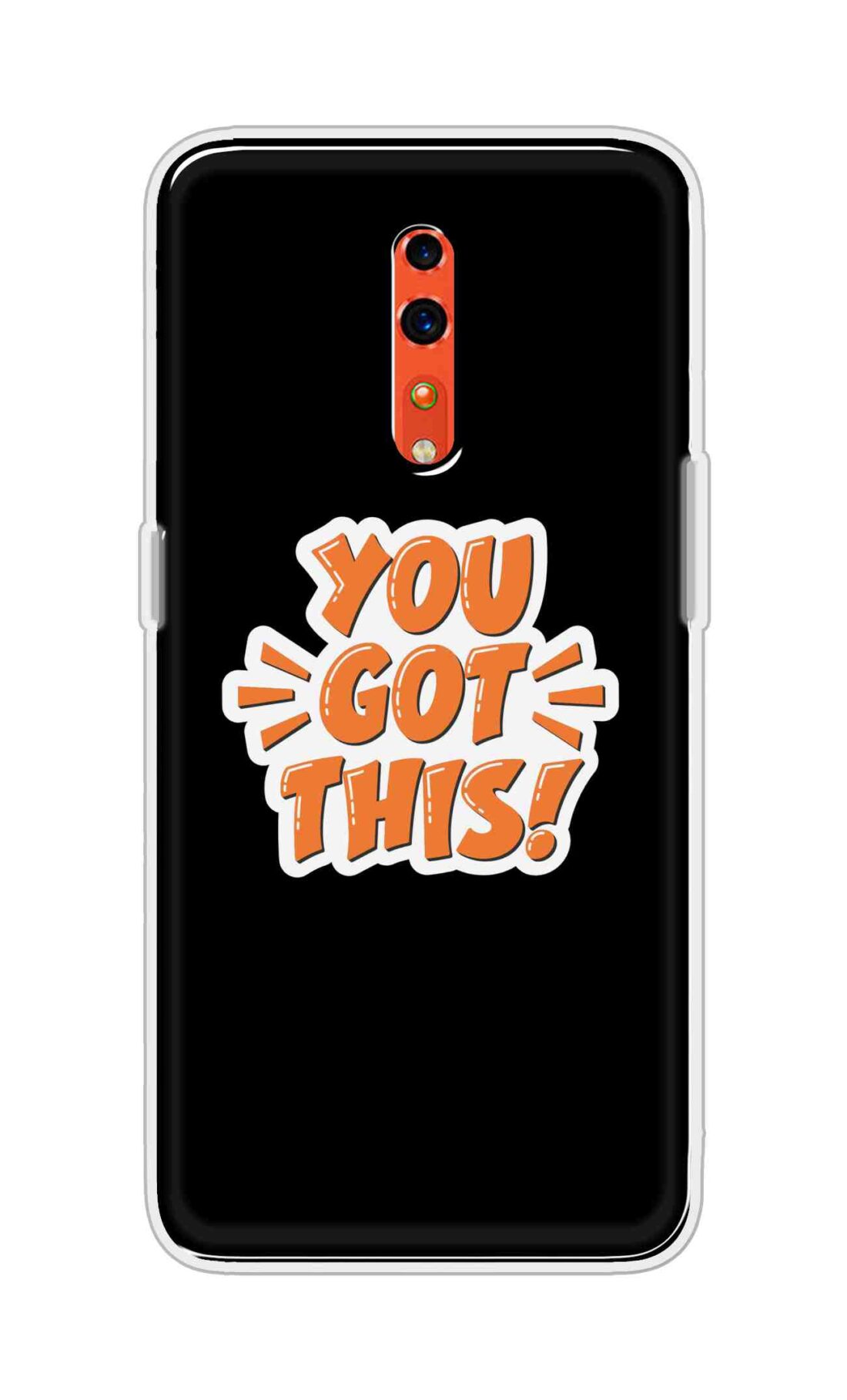 Coberta Back Cover For Oppo Reno Z Back Cover Stylish Case - You Got This in Black Design D16649