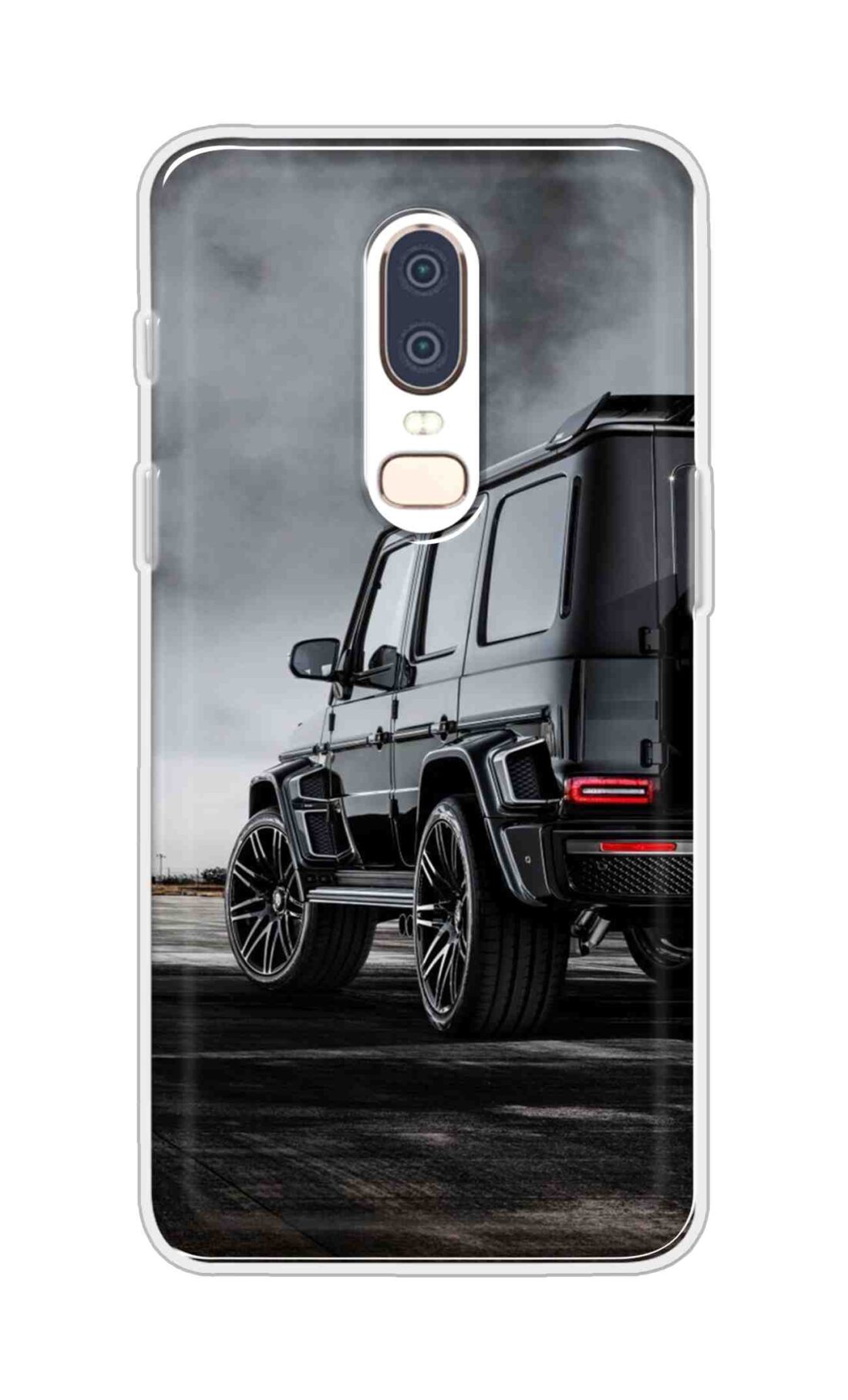 Coberta Back Cover For OnePlus 6 Back Cover Stylish Case - Black Suv Car Design D11967
