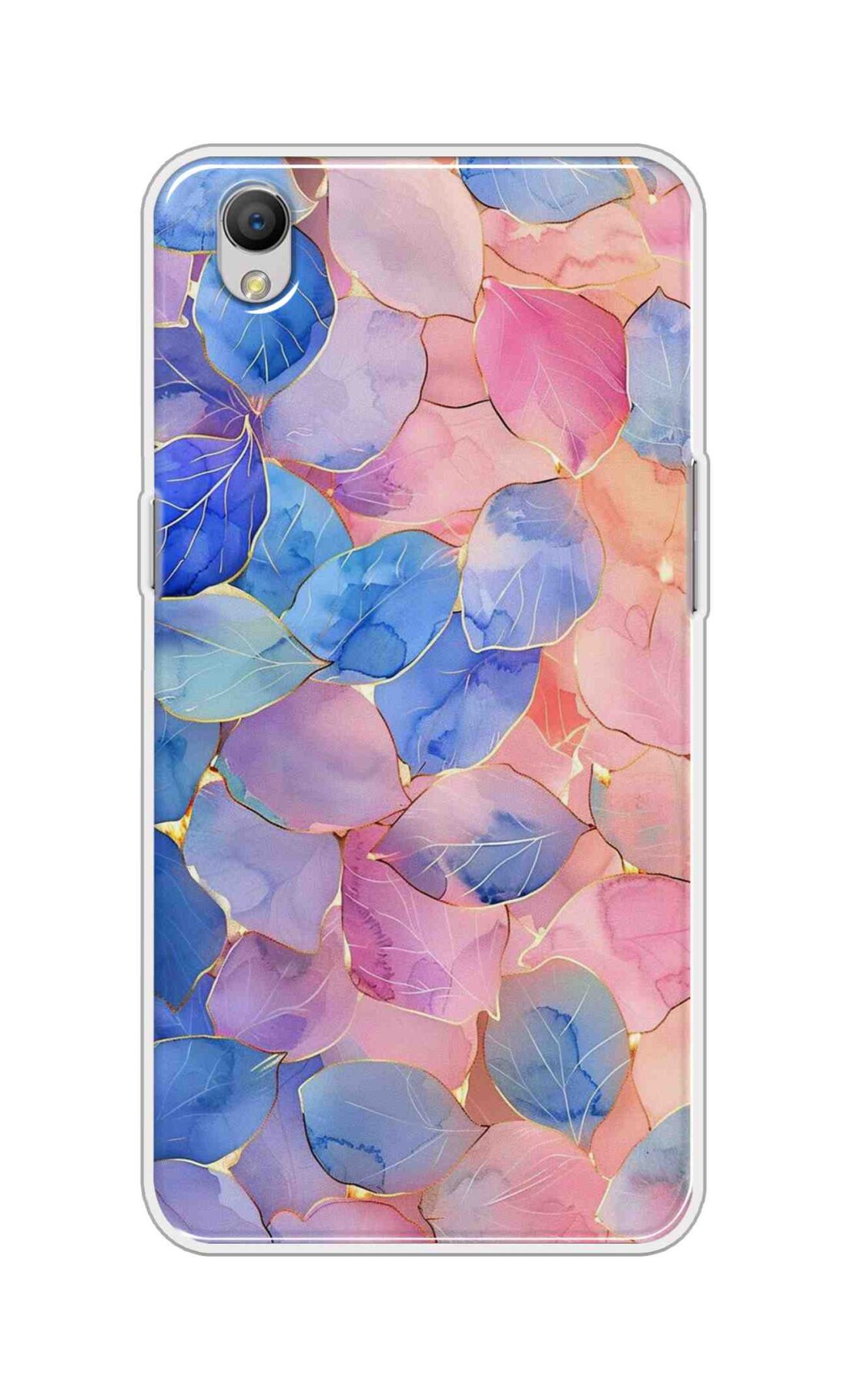 Coberta Back Cover For Oppo A37F Back Cover Stylish Case - Multicolour Artifical Leaves Design D16491