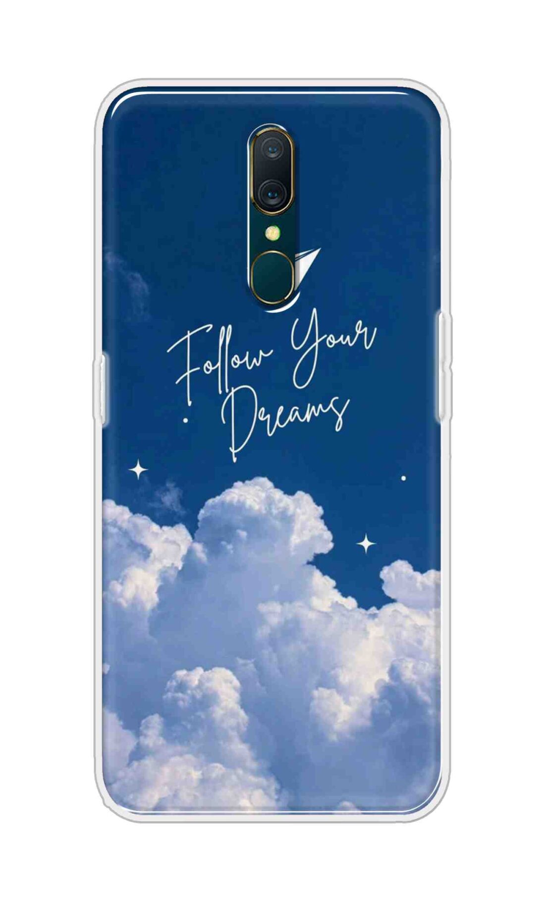 Coberta Back Cover For Oppo A9 Back Cover Stylish Case - Follow Your Dreams in Sky Design D16531