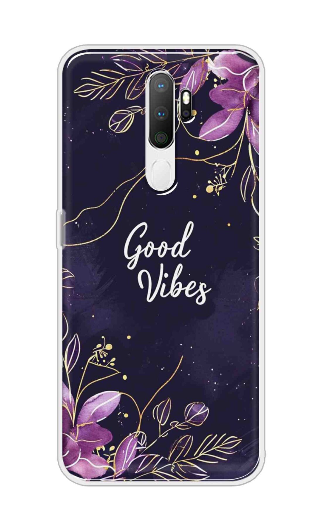 Coberta Back Cover For Oppo A9 2020 Back Cover Stylish Case - Good Vibes in Flowers Design D16517