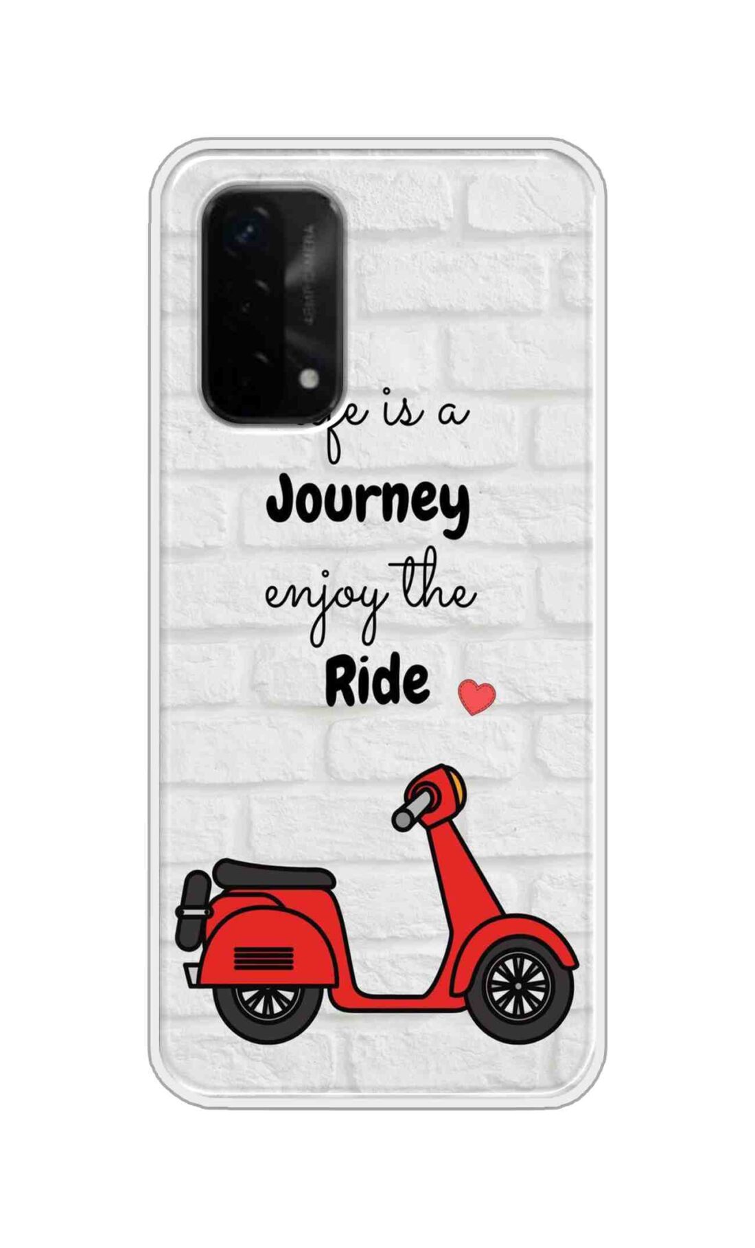 Coberta Back Cover For Oppo A93 5G Back Cover Stylish Case - Life is a Journey Enjoy the Ride Design D16541