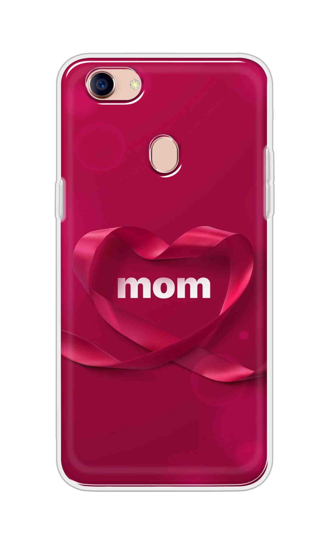 Coberta Back Cover For Oppo F5 Youth Back Cover Stylish Case - Mom texts in Red heart Design D11317