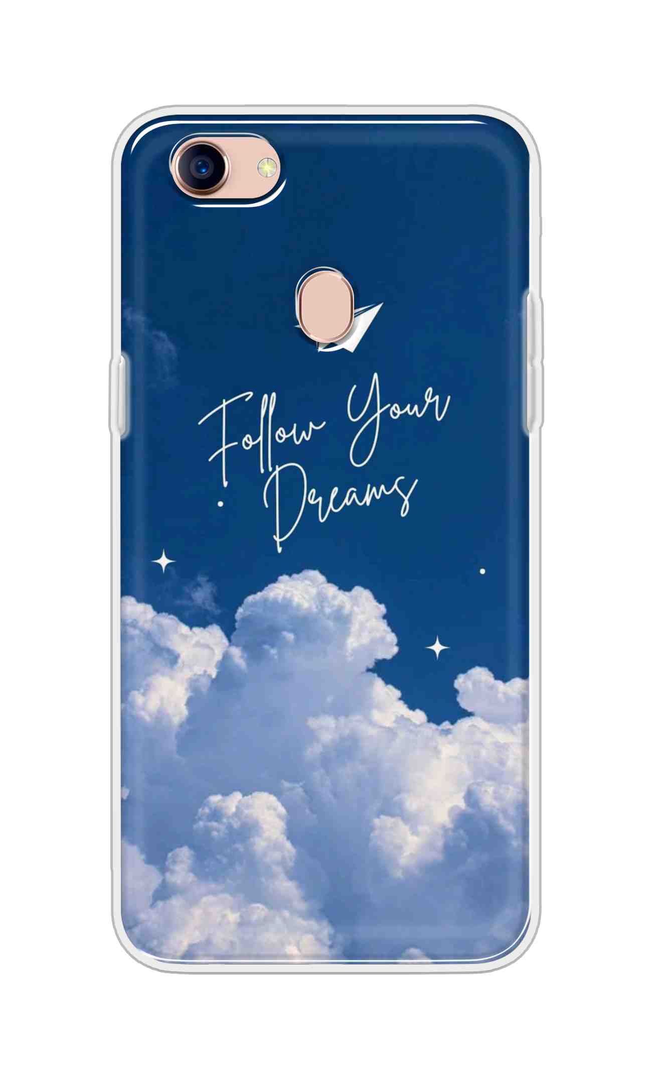 Coberta Back Cover For Oppo F5 Youth Back Cover Stylish Case - Follow Your Dreams in Sky Design D16531