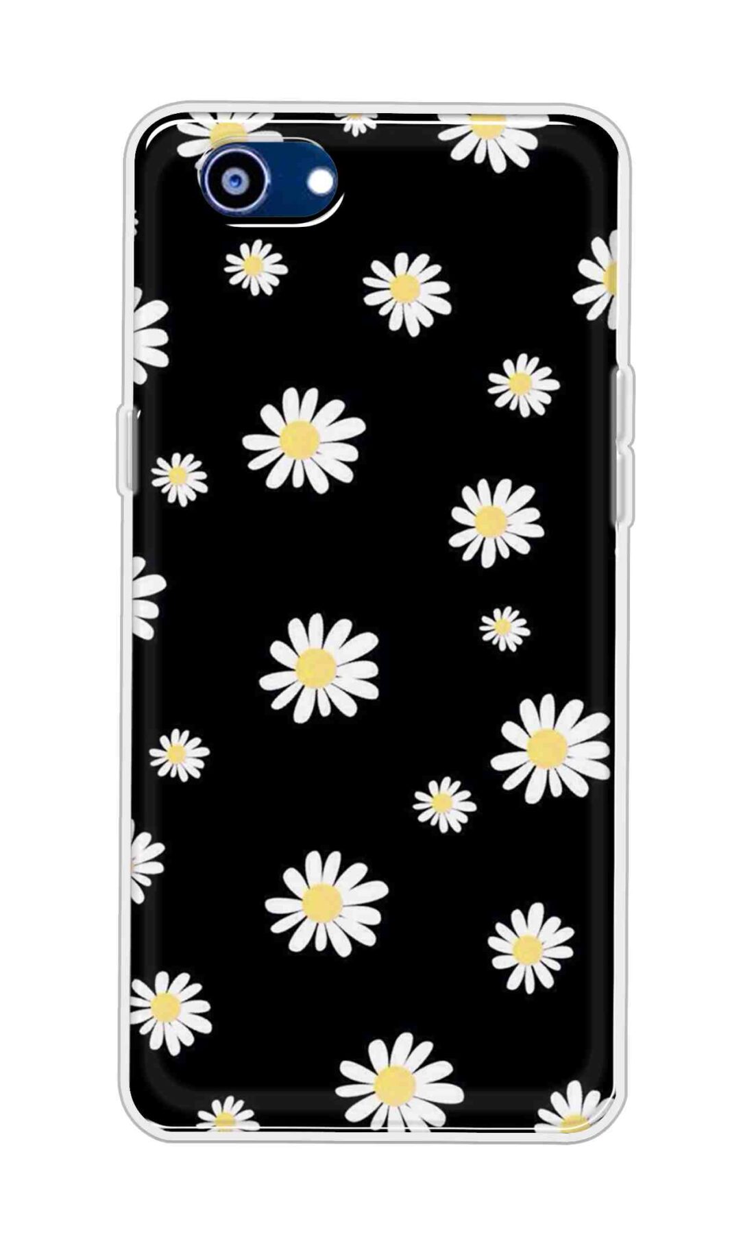 Coberta Back Cover For Oppo Realme 1 Back Cover Stylish Case - Sun Flowers in Black Design D11094