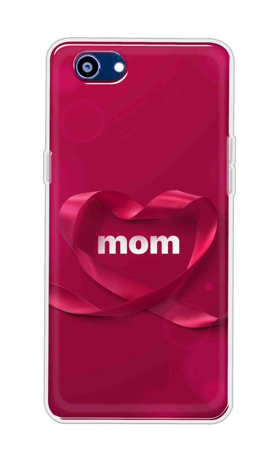 Coberta Back Cover For Oppo Realme 1 Back Cover Stylish Case - Mom texts in Red heart Design D11317