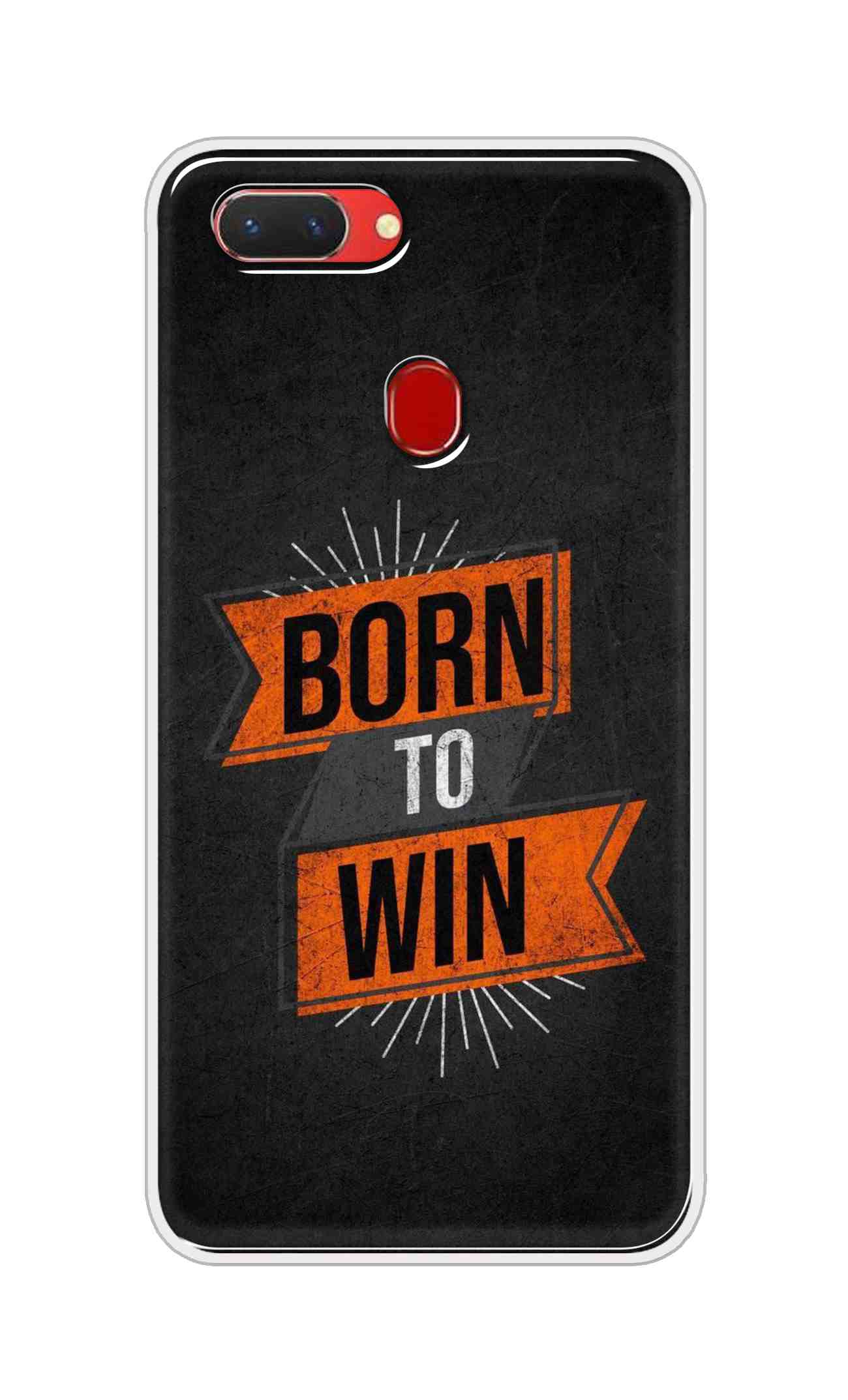 Coberta Back Cover For Oppo Realme 2 Back Cover Stylish Case - Born to Win in Black Design D16556