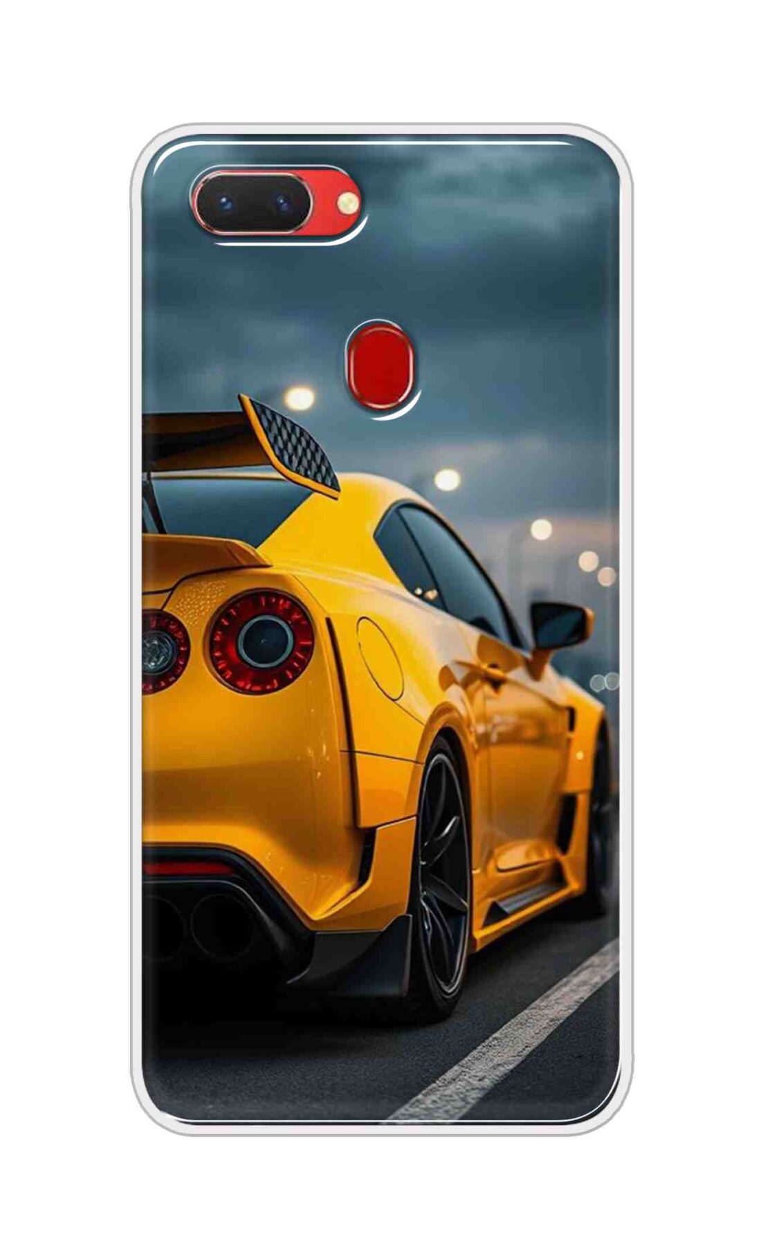 Coberta Back Cover For Oppo Realme 2 Back Cover Stylish Case - Orange Modern Car Design D16626