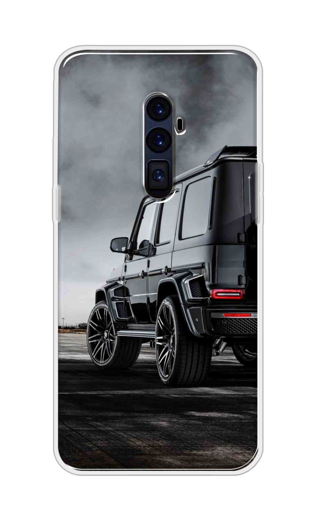 Coberta Back Cover For Oppo Reno 10x Zoom Back Cover Stylish Case - Black Suv Car Design D11967
