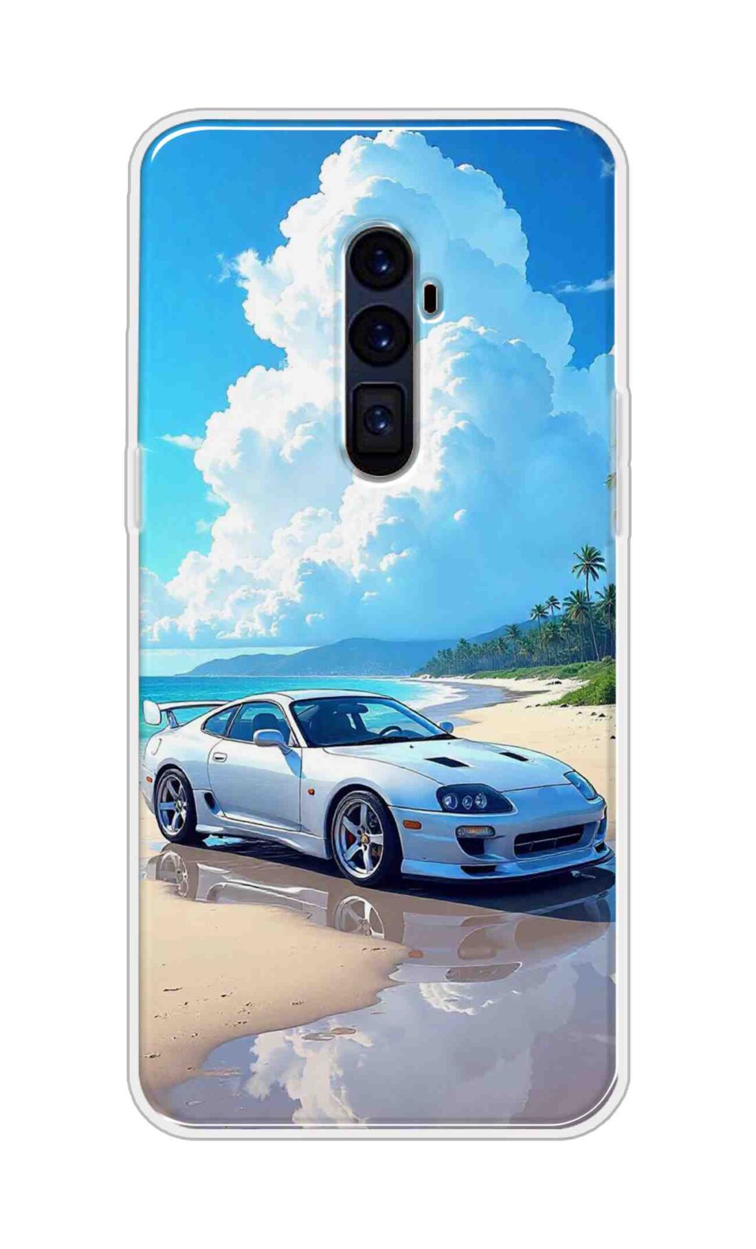 Coberta Back Cover For Oppo Reno 10x Zoom Back Cover Stylish Case - Car in Good Nature Design D16536