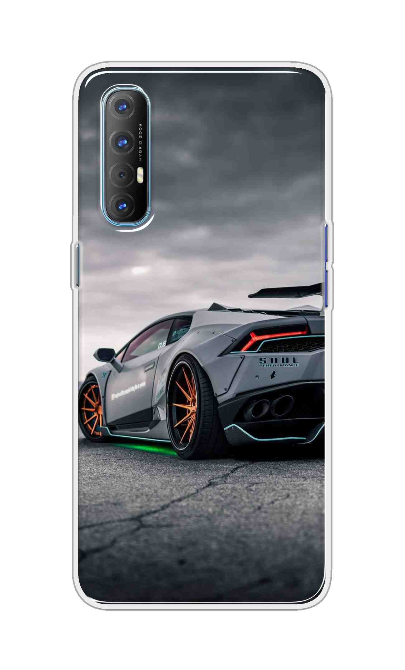 Coberta Back Cover For Oppo Reno 4 Pro Back Cover Stylish Case - Modified Car Design D16538